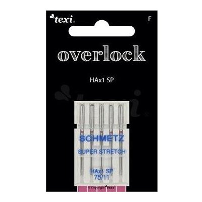 Jehly pro overlocky Texi overlock HAx1 SP 5×75 – Zboží Dáma