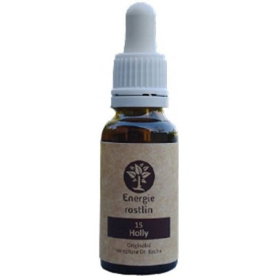 Energie rostlin Bachovy esence 15 Holly Esence náklonosti 20 ml – Hledejceny.cz