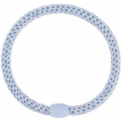 KKNEKKI Gumička do vlasů Kknekki Slim Sea Blue Glitter, modrá barva, textil – Zboží Mobilmania