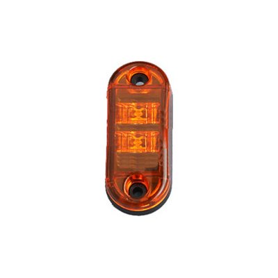 Boční obrysové LED světlo 12-24V, oranžový ovál, homologace, STM KF662EORA – Zbozi.Blesk.cz