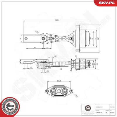 Zavěšení motoru ESEN SKV 75SKV103 – Sleviste.cz