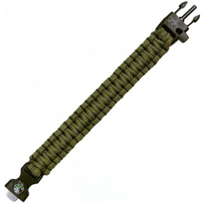 101 Inc Survival Compass 8 - olivový – Sleviste.cz