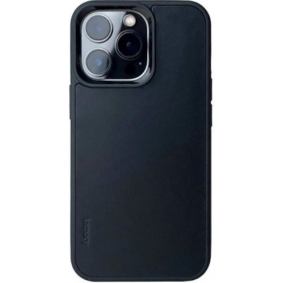 Pouzdro Lemory iPhone 13 Pro Max kožené s podporou MagSafe černé