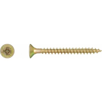 RAWLPLUG Vrut kalený do dřeva UC, zápustná hlava PZ - zinek žlutý Varianta: 6 x 70 mm – Hledejceny.cz