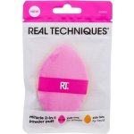 Real Techniques Miracle 2 v 1 Powder Puff víceúčelová labutěnka pro nanášení pudrových a tekutých produktů růžová – Zboží Dáma