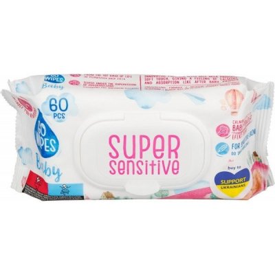 Go Wipes baby Super sensitive 60 ks – Zboží Dáma