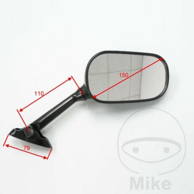 JMP zrcátko černé levé SUZUKI GSX-R 1000 03-04, SV 650 S 03-16, SV 650 SU 03-10, SV 650 SA ABS 07-10, SV 650 SUA ABS 07-08, SV 1000 S 03-07, SV 1000 S2 03-07... | Zboží Auto