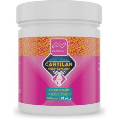 Altervet Cartilan Nutri K2+D3 Mega 300 tbl – Hledejceny.cz