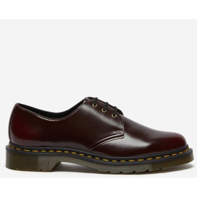 Dr. Martens Vegan 1461 lesklé polobotky vínové