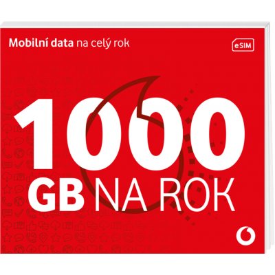 Vodafone 1000 GB SIM (data na rok) Forma SIM: eSIM – Hledejceny.cz