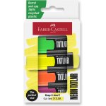 Faber-Castell 154204 Zvýrazňovače Short TXTLNR SF 4 ks – Hledejceny.cz