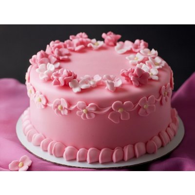 K2 Potahovací hmota na dorty růžová 500 g – Zbozi.Blesk.cz