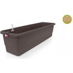 Plastkon Samozavlažovací truhlík GARDENIE SMART 80x23x20 cm hnědý – Zboží Dáma