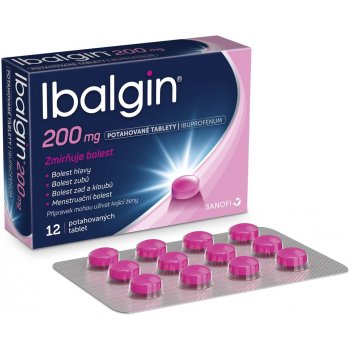 Ibalgin 200 tbl.flm. 12 x 200 mg od 37 Kč - Heureka.cz