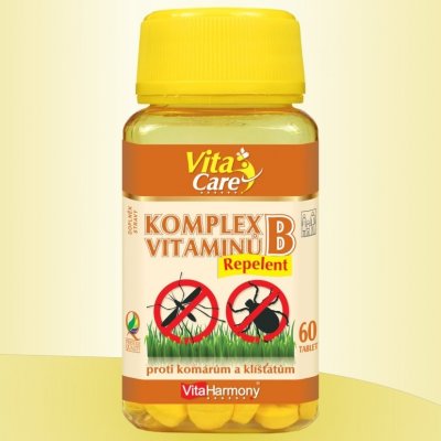 VitaHarmony Komplex vitaminů B Repelent 60 tablet – Zboží Dáma
