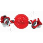 Dog Fantasy Hračka Strong míček guma s provazem 8.2 cm – Zboží Mobilmania