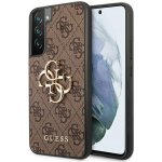 Pouzdro Guess PU 4G Metal Logo Samsung Galaxy S23 hnědé – Hledejceny.cz