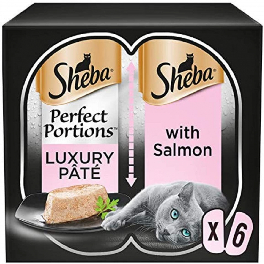 Sheba Perfect Portions s lososem 3 x 75 g