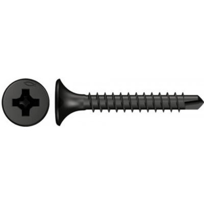 Fischer 665077 šroub do sádrokartonu 55 mm křížová drážka Philips tvrzeno, fosfátováno 500 ks – Sleviste.cz
