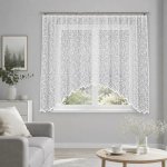 Dekorační oblouková krátká záclona na žabky ZUZANNA 160 bílá 300x160 cm MyBestHome – Hledejceny.cz