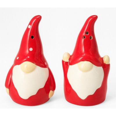 Home Styling Collection Keramická slánka a pepřenka YULORA červený – Zboží Mobilmania