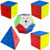 Hra a hlavolam SET Kostky 3x3 4x4 5x5 Pyramida Megaminx RYCHLÉ