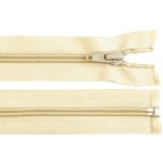 Pro Háčkování Spirálový zip No 5 dělitelný 40 cm světle krémový – Zboží Mobilmania