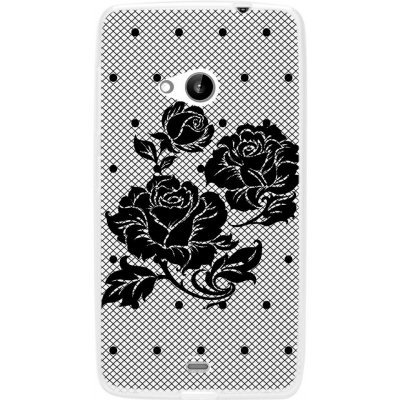 Pouzdro Ego Mobile Mcrosoft 535 Lumia CASE LACE růže černé – Zbozi.Blesk.cz