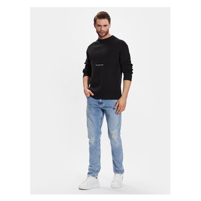 Calvin Klein Jeans svetr J30J322859 černá – Zboží Mobilmania