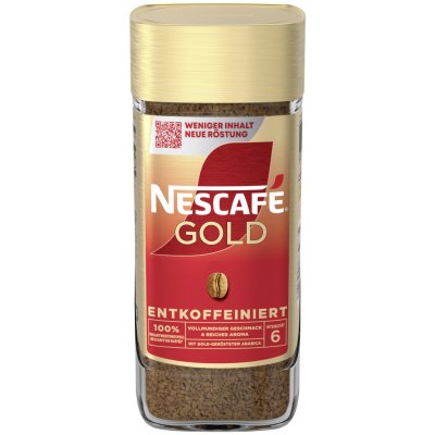 Nescafe Nescafé Gold bezkofeinová instantní káva 95 g – Zbozi.Blesk.cz