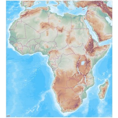 Velká školní mapa Afriky pro děti - mapuito.cz – Zboží Mobilmania