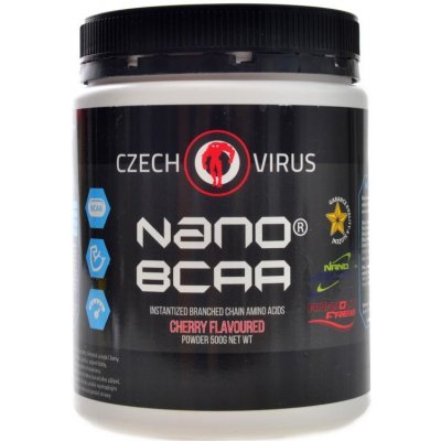Czech Virus NANO BCAA 500 g - kyselé jablko