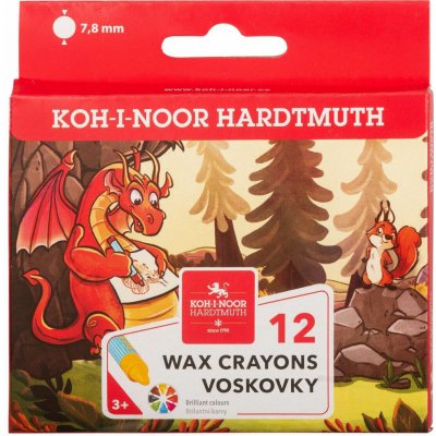 Koh-i-noor Voskové pastelky 8232 12ks – Sleviste.cz