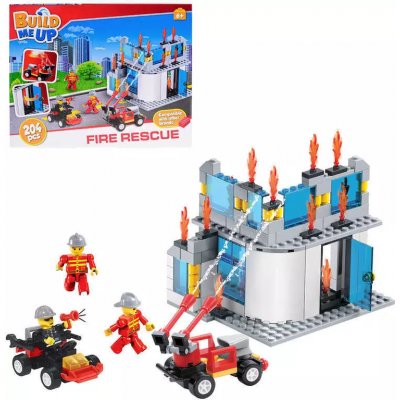 BuildMeUp stavebnice Fire rescue 204 ks