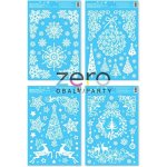 Okenní fólie MFP Paper vánoce glitr VA004 20x30cm – Zboží Dáma