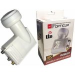 Opticum LNB Robust Mono Twin 0,1dB 4,3 st – Zboží Živě