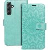 Pouzdro a kryt na mobilní telefon Samsung Coolcase Mezzo Samsung Galaxy A55 5G Zelená mandala