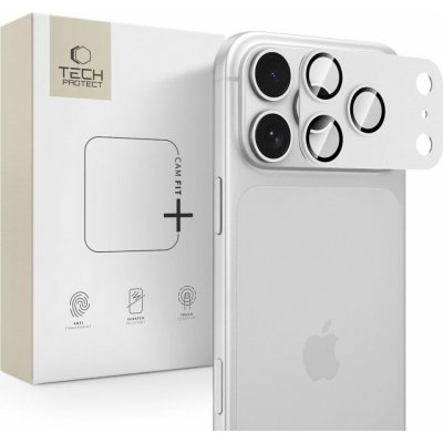Ochranný kryt na kameru Tech-Protect pro iPhone 18 Pro, stříbrný – Hledejceny.cz