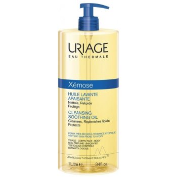 Uriage Xémose zklidňující čistící olej na obličej a tělo (Soothing Cleansing Oil) 1000 ml