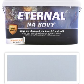 Eternal Na kovy - antikorozní barva na kov 5 kg Světle šedá 402