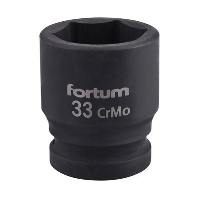 Fortum (4703033) hlavice nástrčná rázová, 3/4“, 33mm, L 57mm, CrMoV – Zboží Mobilmania