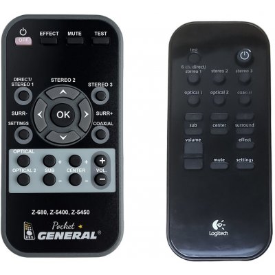 Dálkový ovladač General Logitech Z-680, Z-5400, Z-5450, ZD6 – Zbozi.Blesk.cz