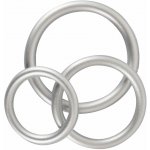 You2Toys Metallic Silicone Cock Ring Set – Zboží Mobilmania