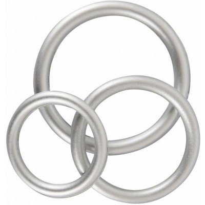 You2Toys Metallic Silicone Cock Ring Set – Zboží Mobilmania