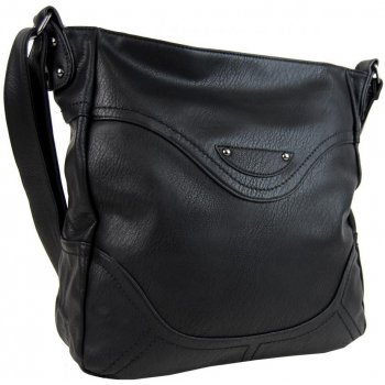 Tapple velká crossbody kabelka K003-2 černá