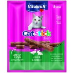 Vitakraft Cat stick králík kachna 3 x 6 g – Zboží Mobilmania