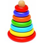 Hračka Woody Skládací pyramida barevná káča – Zboží Mobilmania