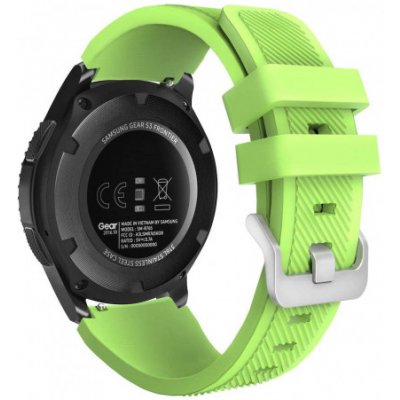 BStrap Silicone Sport řemínek na Samsung Gear S3, green SSG006C09 – Zboží Mobilmania