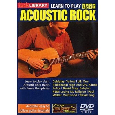 Lick Library Learn To Play Easy Acoustic Rock video škola hry na kytaru – Zboží Mobilmania