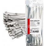 Amio 04322 Nerezové stahovací pásky 4,6 x 250 mm 100 ks – Sleviste.cz